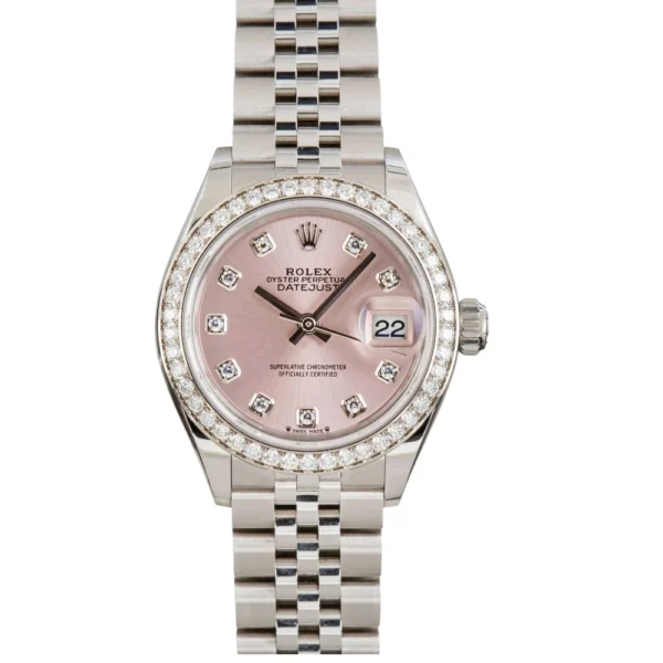 Rolex Datejust 279384 Pink Diamond Dial Replica