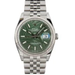 Rolex Datejust 36 Ref 126234 Green Palm Motif Dial Replica