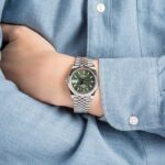 Rolex Datejust 36 Ref 126234 Green Palm Motif Dial Replica
