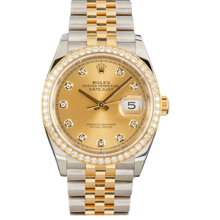 Rolex Datejust 36 Ref 126283 Stainless Steel & 18k Yellow Gold Replica