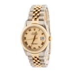 Rolex Datejust 36 Ref 16233 Ivory Roman Dial Replica