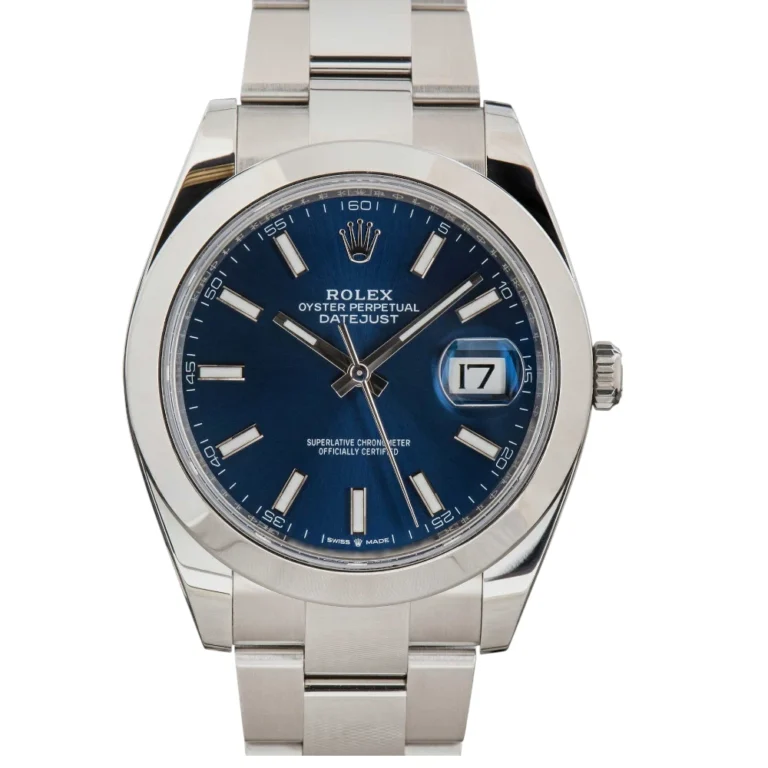 Rolex Datejust 41 126300 Blue Index Dial Replica