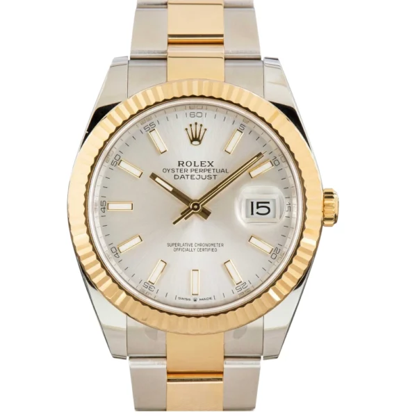 Rolex Datejust 41 126333 Silver Chromalight Dial Replica