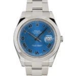 Rolex Datejust 41 Ref 116300 Blue Roman Replica