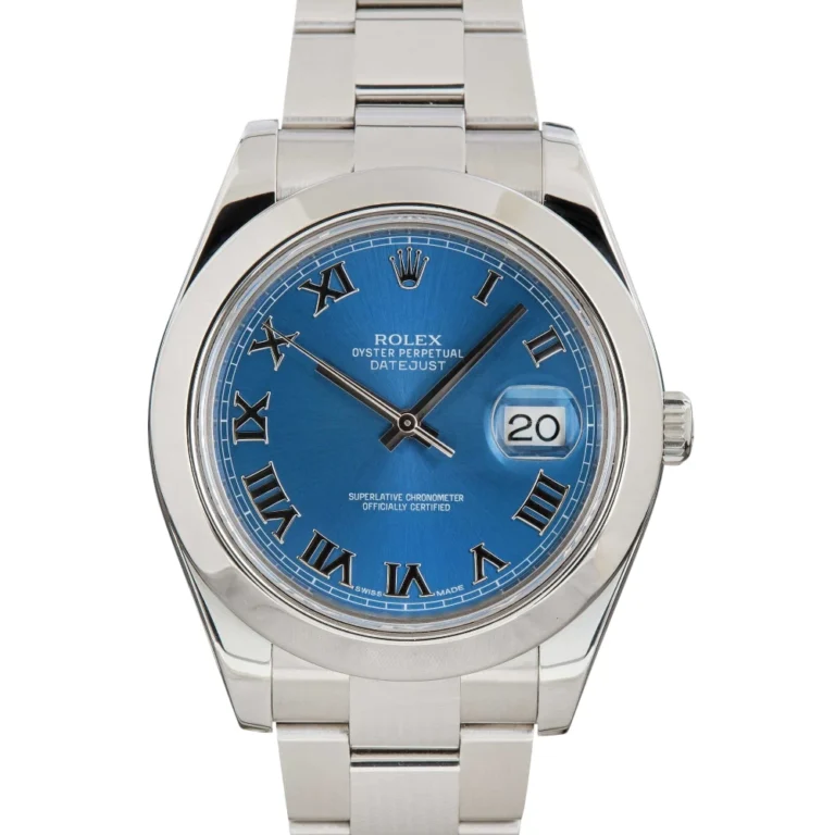 Rolex Datejust 41 Ref 116300 Blue Roman Replica