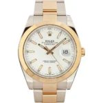 Rolex Datejust 41 Ref 126303 White Chromalight Dial Replica
