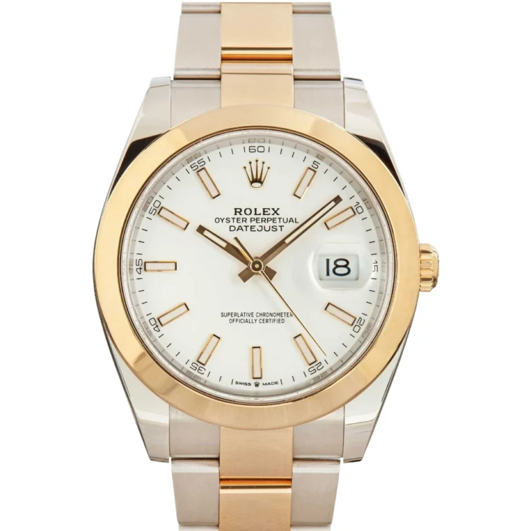 Rolex Datejust 41 Ref 126303 White Chromalight Dial Replica