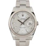 Rolex Datejust 41 Ref 126334 Silver Chromalight Dial Replica