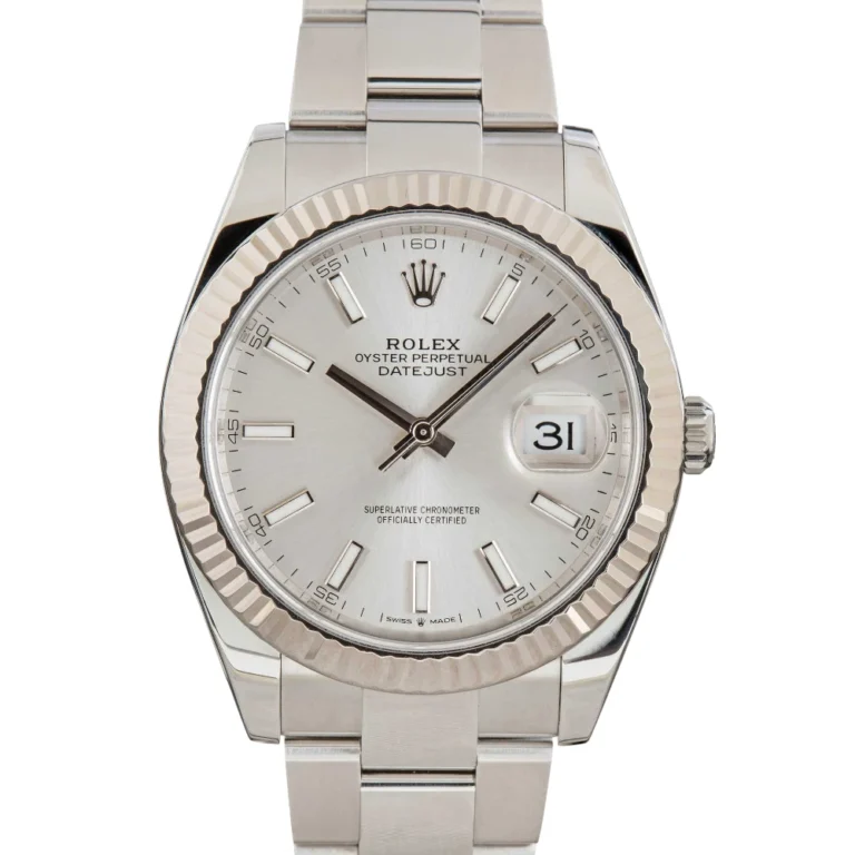 Rolex Datejust 41 Ref 126334 Silver Chromalight Dial Replica