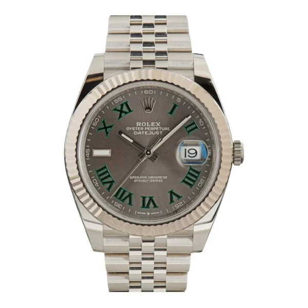 Rolex Datejust 41 Ref Wimbledon Dial Replica