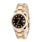 Rolex Datejust Black Diamond Dial Replica