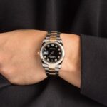 Rolex Datejust Black Diamond Dial Replica