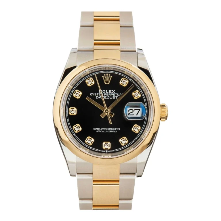Rolex Datejust Black Diamond Dial Replica