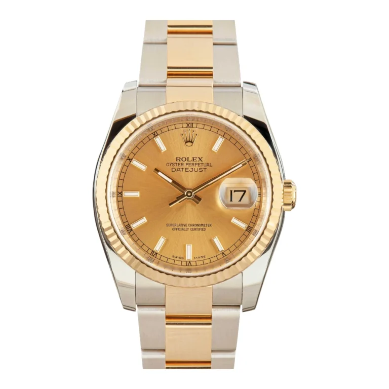 Rolex Datejust Champagne Index Dial Replica