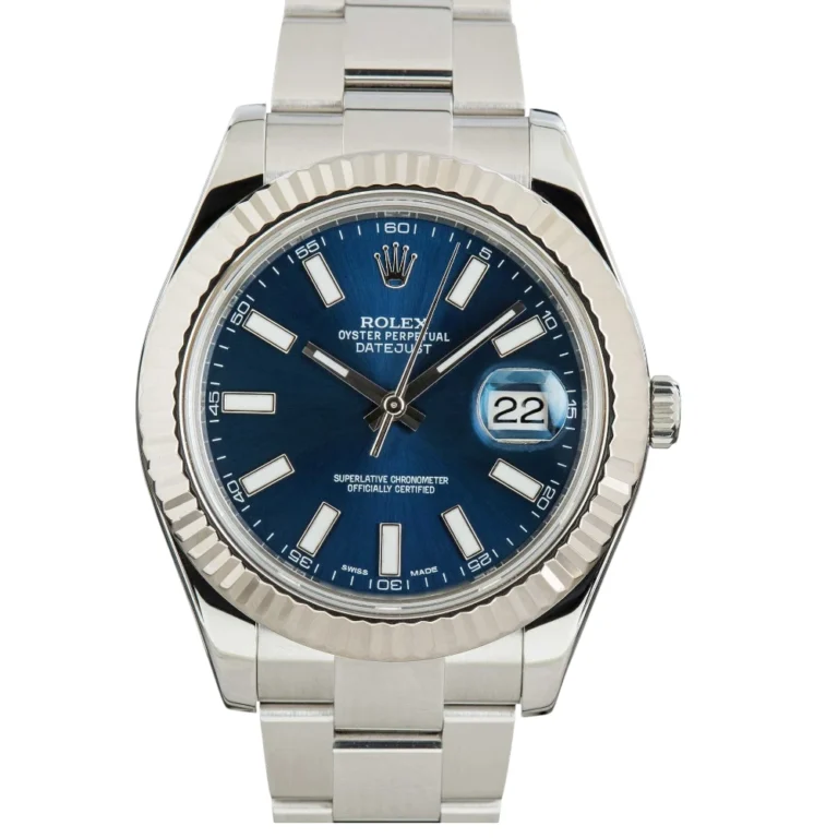 Rolex Datejust II 116334 Blue Superluminova Dial Replica