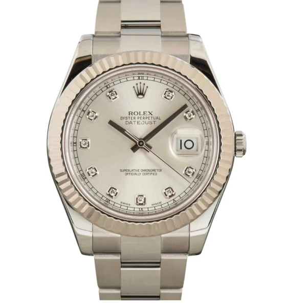 Rolex Datejust II Ref 116334 Diamond Dial Replica