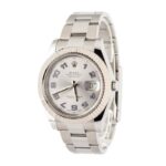 Rolex Datejust II Ref 116334 Lilac Arabic Markers Replica