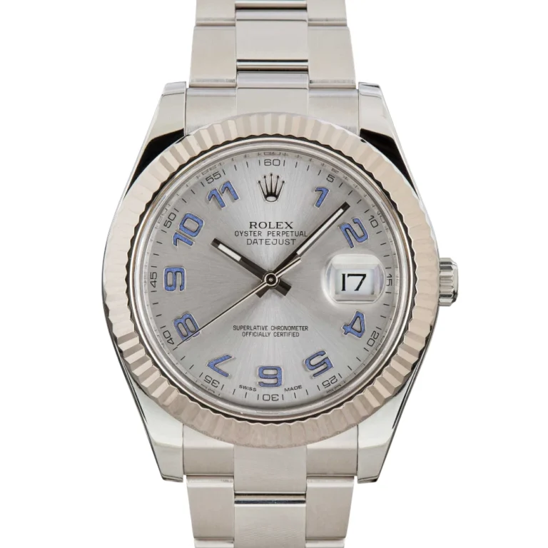 Rolex Datejust II Ref 116334 Lilac Arabic Markers Replica
