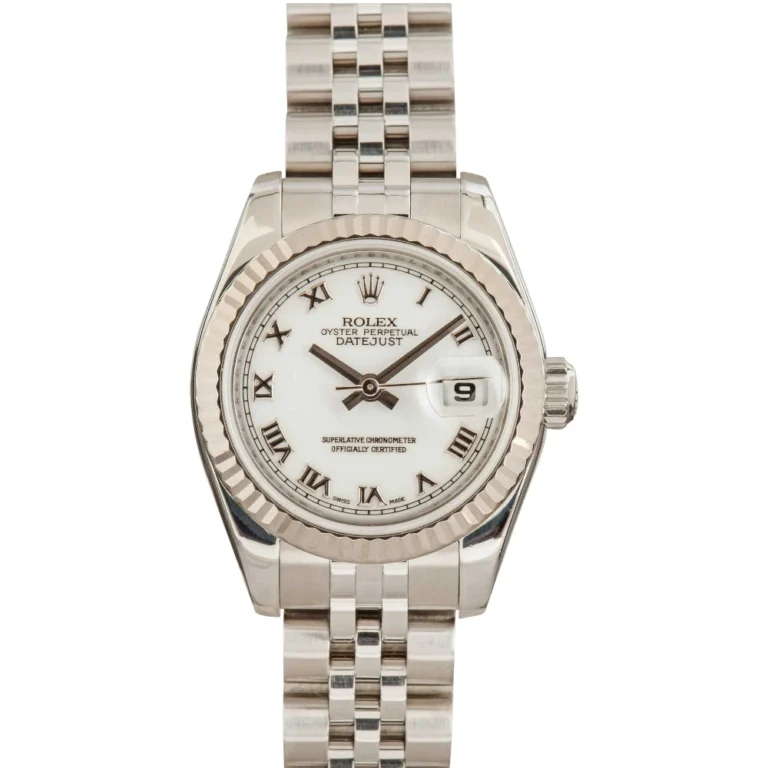 Rolex Datejust Ladies 179174 White Roman Dial Replica