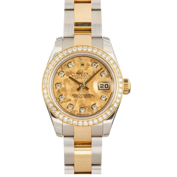 Rolex Datejust Ladies 179383 Crystal Diamond Dial Replica
