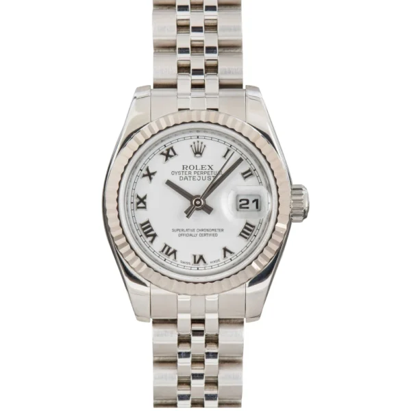Rolex Datejust Lady-179174 White Roman Replica
