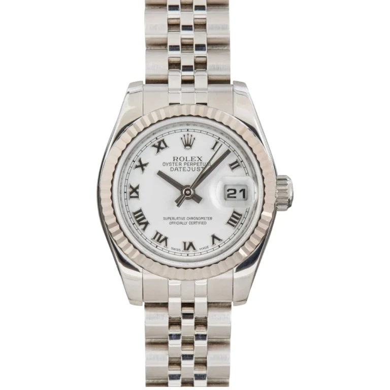Rolex Datejust Lady-179174 White Roman Replica