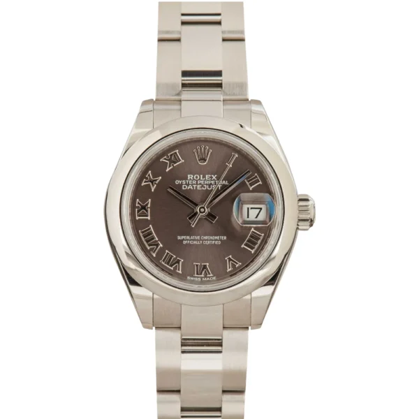 Rolex Datejust Lady 279160 Dark Grey Roman Dial Replica