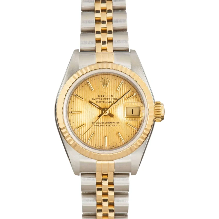 Rolex Datejust Lady Ref 69173 Champagne Tapestry Dial Replica