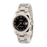 Rolex Datejust Ref 116200 Black Roman Dial Replica
