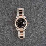 Rolex Datejust Ref 116201 Black Concentric Dial Replica