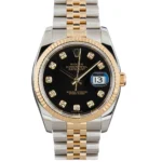 Rolex Datejust Ref 116233 Black Diamond Dial Replica