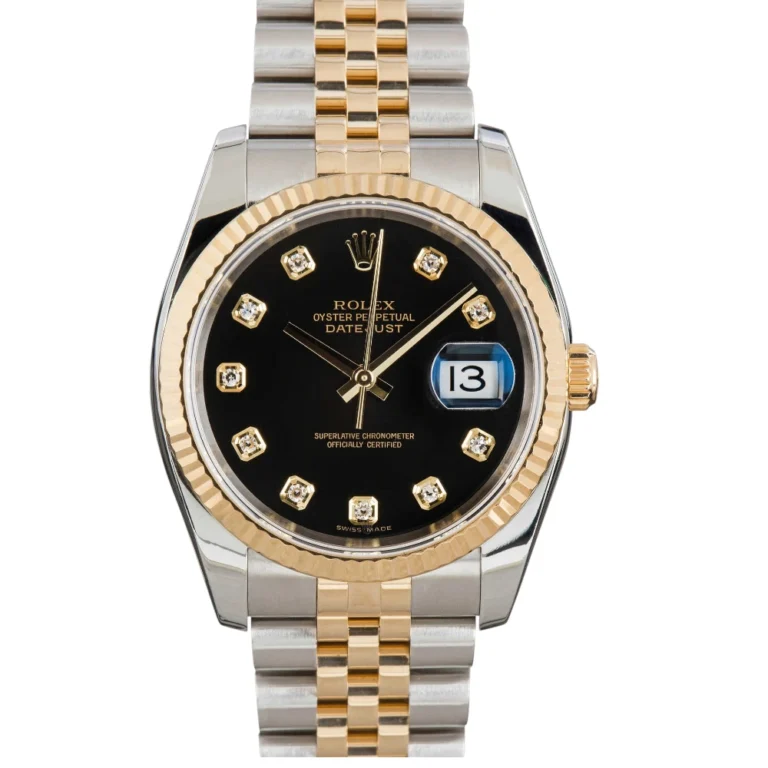 Rolex Datejust Ref 116233 Black Diamond Dial Replica