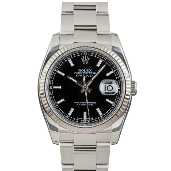 Rolex Datejust Ref 116234 Black Dial Replica