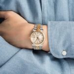 Rolex Datejust Ref 16013 Silver Tapestry Dial Replica