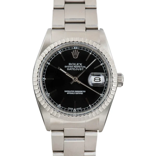 Rolex Datejust Ref 16030 Black Dial Replica