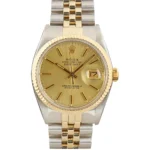 Rolex Datejust Two Tone 16013 Champagne Dial Replica