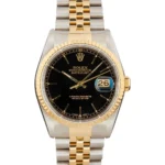 Rolex Datejust Two Tone 16233 Black Dial Replica