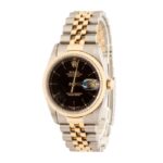 Rolex Datejust Two Tone 16233 Black Dial Replica