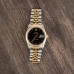 Rolex Datejust Two Tone 16233 Black Dial Replica