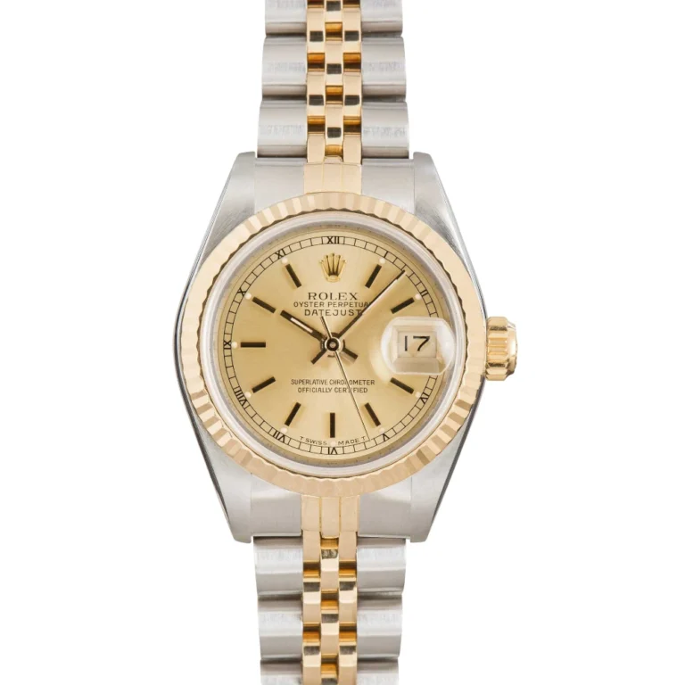 Rolex Datejust Two-Tone Ladies 69173 Champagne Replica