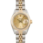 Rolex Datejust Womens Ref 69173 Champagne Dial Replica