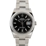 Rolex Datejust ref 126200 Black Dial Replica
