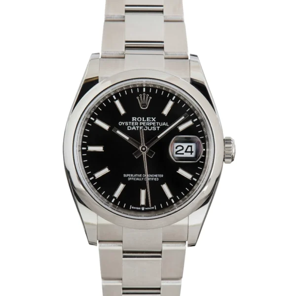 Rolex Datejust ref 126200 Black Dial Replica