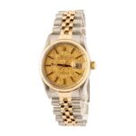 Rolex Datejust ref 16013 Champagne Linen Dial Replica