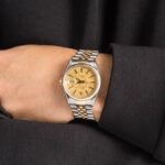 Rolex Datejust ref 16013 Champagne Linen Dial Replica