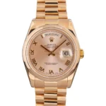 Rolex Day-Date 118205 18k Rose Gold Replica