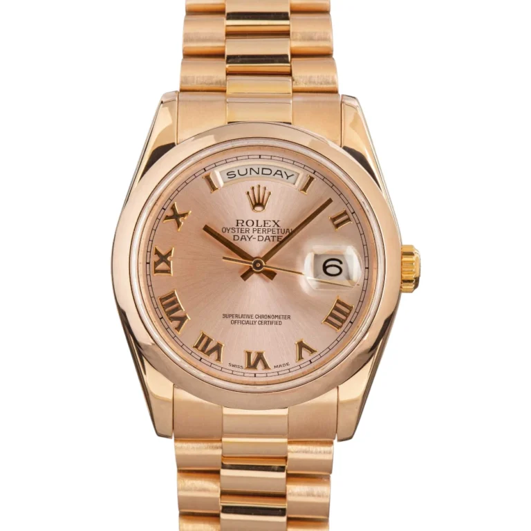 Rolex Day-Date 118205 18k Rose Gold Replica