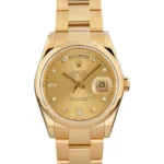Rolex Day-Date 118208 Yellow Gold Oyster Replica