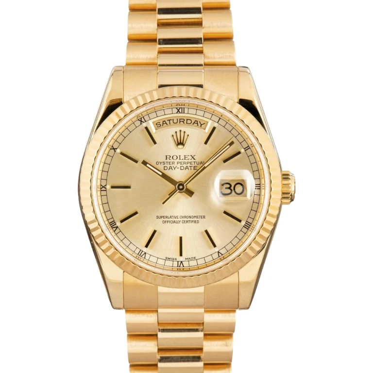 Rolex Day Date 118238 Silver Index Dial Replica