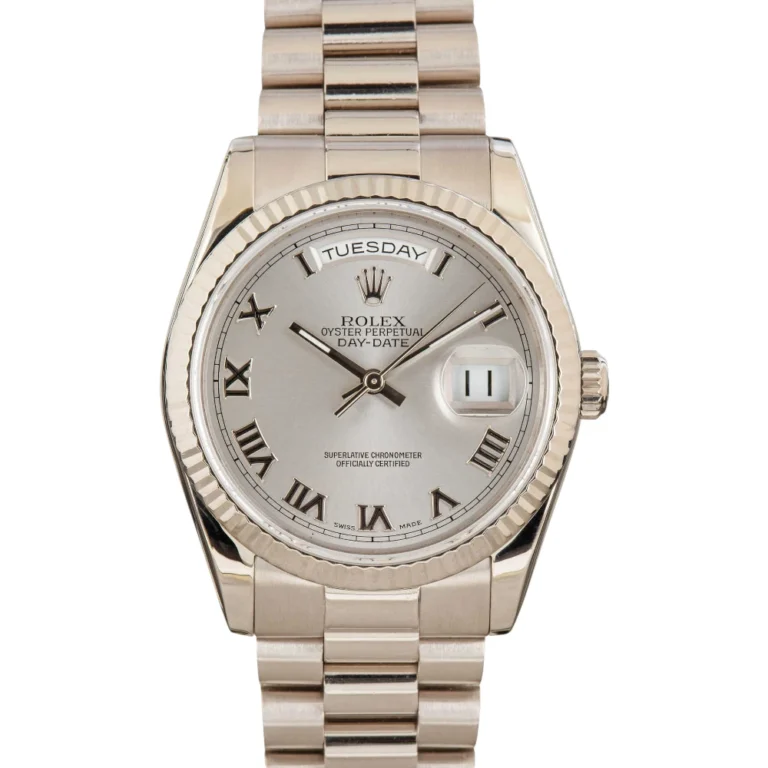 Rolex Day-Date 118239 Rhodium Roman Dial Replica